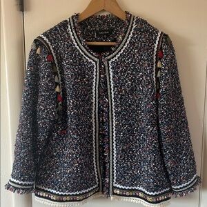 Lea & Viola Colorful Tweed Jacket